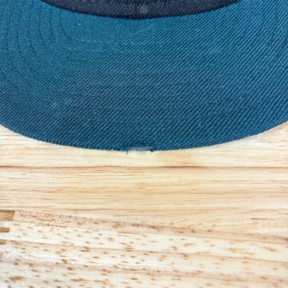 Baylor Bears‎ New Era 59FIFTY Fitted Cap Hat Black Teal Brim Size 7 3/8